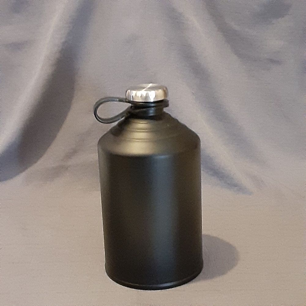 Crown Water Canister Black Stainless Steel Jug 2391